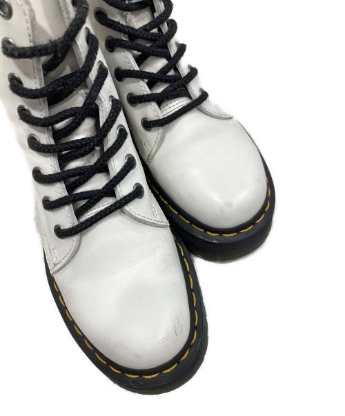 Dr.Martens（ドクターマーチン）Dr.Martens (ドクターマーチン) JADON8ホールブーツ ホワイト サイズ:UK3の古着・服飾アイテム
