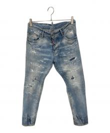 DSQUARED2（ディースクエアード）の古着「CIGARETTE JEAN デニムパンツ」｜ブルー