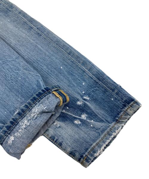 DSQUARED2（ディースクエアード）DSQUARED2 (ディースクエアード) CIGARETTE JEAN デニムパンツ ブルー サイズ:44の古着・服飾アイテム