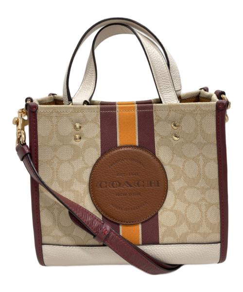 COACH（コーチ）COACH (コーチ) デンプシー トート 22 ベージュの古着・服飾アイテム