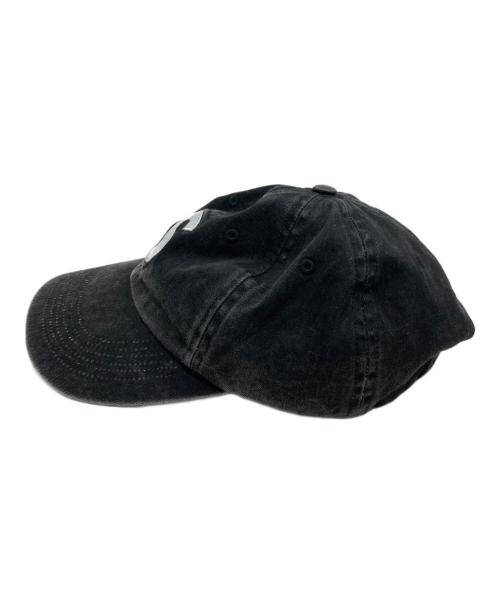 SUPREME（シュプリーム）SUPREME (シュプリーム) Pigment Coated S Logo 6-Panel キャップ ブラック サイズ:FREEの古着・服飾アイテム