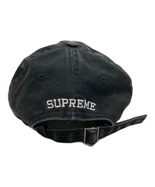SUPREME（シュプリーム）SUPREME (シュプリーム) Pigment Coated S Logo 6-Panel キャップ ブラック サイズ:FREEの古着・服飾アイテム