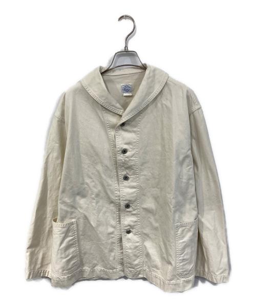 POST O'ALLS（ポストオーバーオールズ）POST O'ALLS (ポストオーバーオールズ) カバーオール ホワイト サイズ:SIZE Lの古着・服飾アイテム