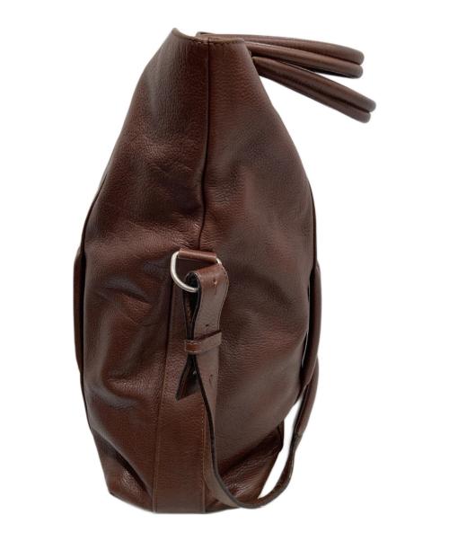 MARTIN MARGIELA（マルタン・マルジェラ）MARTIN MARGIELA (マルタン・マルジェラ) 2WAY レザーセーラーバッグ ブラウンの古着・服飾アイテム