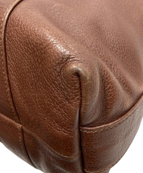MARTIN MARGIELA（マルタン・マルジェラ）MARTIN MARGIELA (マルタン・マルジェラ) 2WAY レザーセーラーバッグ ブラウンの古着・服飾アイテム