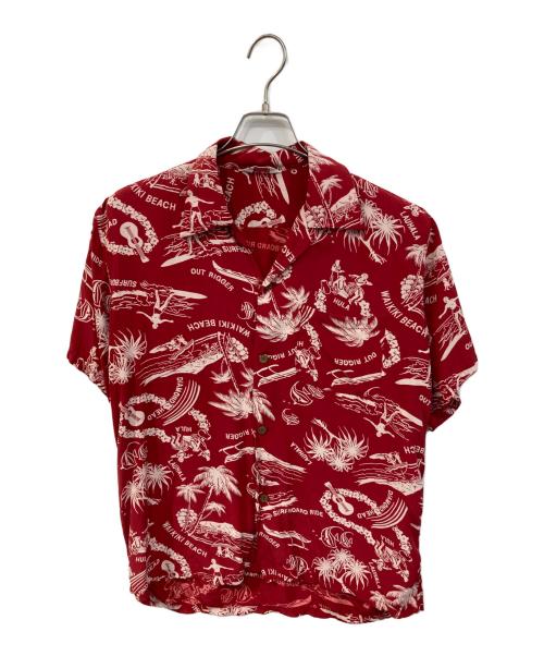 Pearl Diver（パール・ダイヴァー）pearl diver (パール・ダイヴァー) アロハシャツ レッド サイズ:なしの古着・服飾アイテム