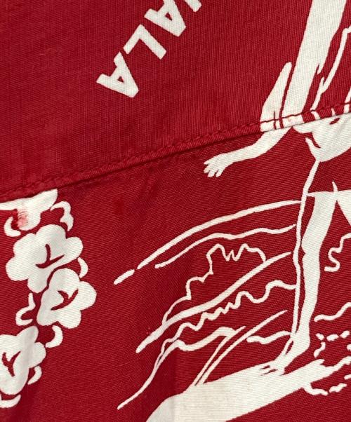 Pearl Diver（パール・ダイヴァー）pearl diver (パール・ダイヴァー) アロハシャツ レッド サイズ:なしの古着・服飾アイテム