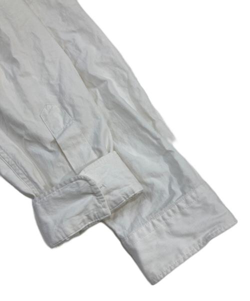 RRL（ダブルアールエル）RRL (ダブルアールエル) リネン ラミーブレンドシャツ ホワイト サイズ:SIZE Lの古着・服飾アイテム