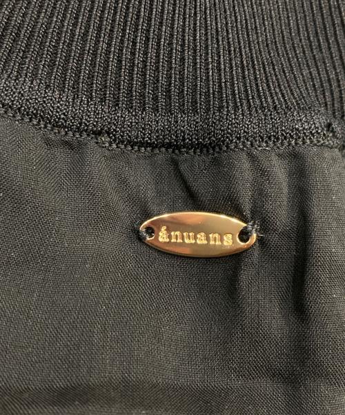 anuans（アニュアンス）anuans (アニュアンス) シアーキュプラトップス ブラック サイズ:FREEの古着・服飾アイテム