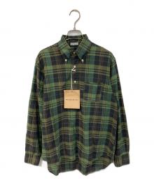 WORKERS（ワーカーズ）の古着「PULLOVER BD BLACKWATCH MADRAS」｜グリーン
