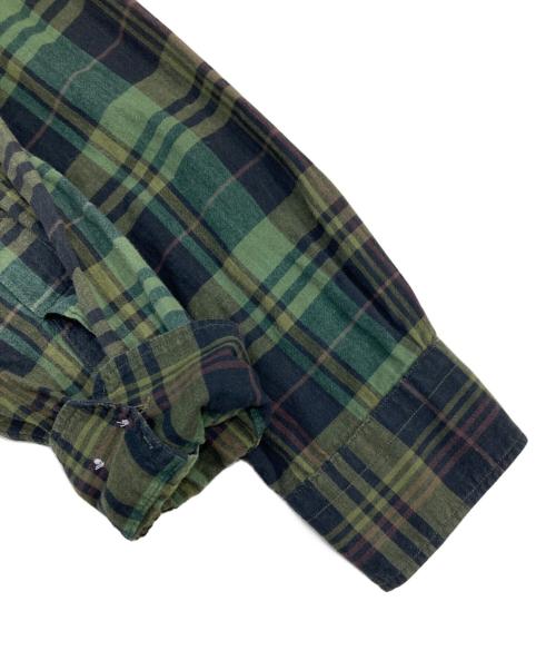 WORKERS（ワーカーズ）WORKERS (ワーカーズ) PULLOVER BD BLACKWATCH MADRAS グリーン サイズ:15の古着・服飾アイテム
