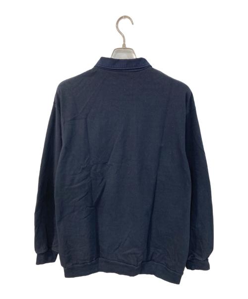 FOLL（フォル）FOLL (フォル) dry cotton rugby shirt ネイビー サイズ:3の古着・服飾アイテム