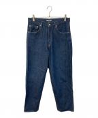 AURALEEオーラリー）の古着「HARD TWIST DENIM WIDE PANTS」｜インディゴ