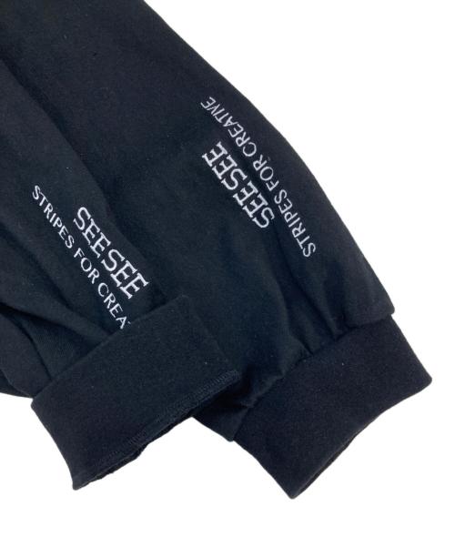 SEESEE（シーシー）SEESEE (シーシー) ロングスリーブカットソー ブラック サイズ:SIZE XLの古着・服飾アイテム