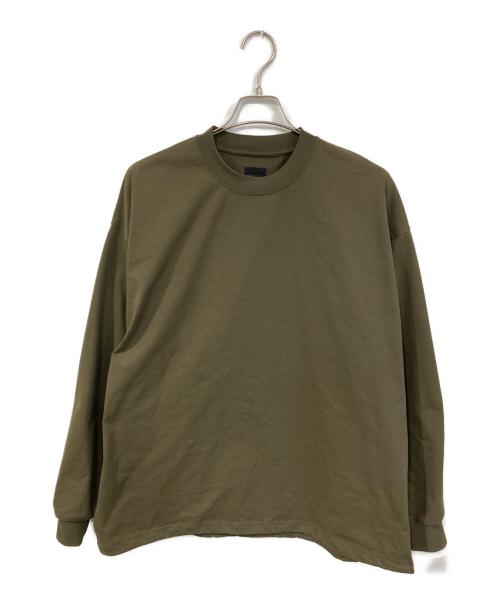 DAIWA PIER39（ダイワ ピア39）DAIWA PIER39 (ダイワ ピア39) TECH DRAWSTRING TEE L/S カーキ サイズ:SIZE XLの古着・服飾アイテム