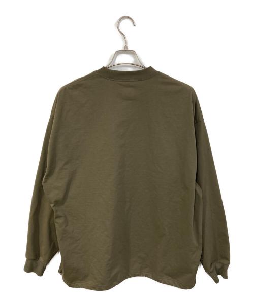 DAIWA PIER39（ダイワ ピア39）DAIWA PIER39 (ダイワ ピア39) TECH DRAWSTRING TEE L/S カーキ サイズ:SIZE XLの古着・服飾アイテム