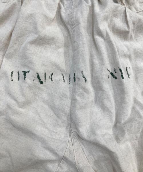 POST O'ALLS（ポストオーバーオールズ）POST O'ALLS (ポストオーバーオールズ) リネンパンツ ベージュ サイズ:SIZE XLの古着・服飾アイテム