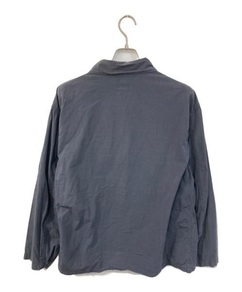 POST O'ALLS（ポストオーバーオールズ）POST O'ALLS (ポストオーバーオールズ) シャツジャケット グレー サイズ:SIZE Lの古着・服飾アイテム