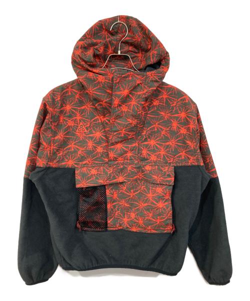 NIKE ACG（ナイキエーシージー）NIKE ACG (ナイキエーシージー) AOP LTWT Fleece Jacket/AOPライトウェイト・フリース・ジャケット レッド サイズ:SIZE XSの古着・服飾アイテム