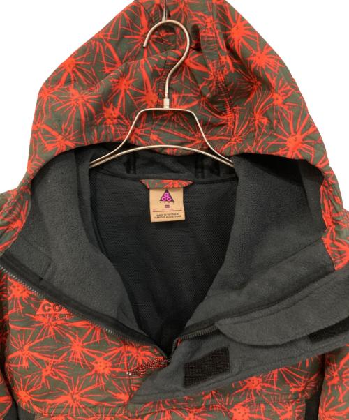 NIKE ACG（ナイキエーシージー）NIKE ACG (ナイキエーシージー) AOP LTWT Fleece Jacket/AOPライトウェイト・フリース・ジャケット レッド サイズ:SIZE XSの古着・服飾アイテム