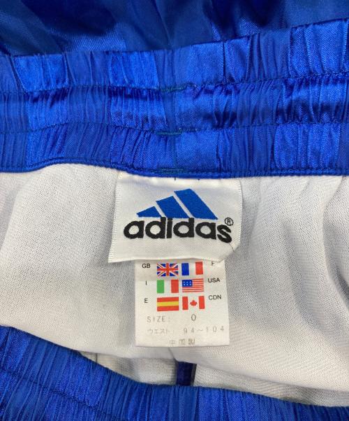 adidas（アディダス）adidas (アディダス) ストライプパンツ ブルーの古着・服飾アイテム