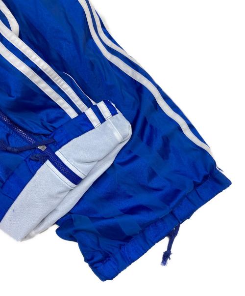adidas（アディダス）adidas (アディダス) ストライプパンツ ブルーの古着・服飾アイテム