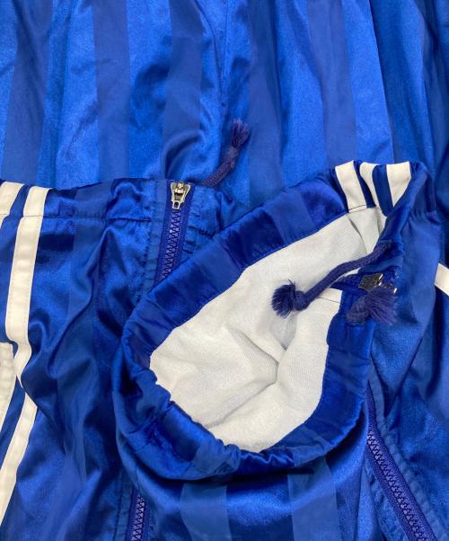 adidas（アディダス）adidas (アディダス) ストライプパンツ ブルーの古着・服飾アイテム