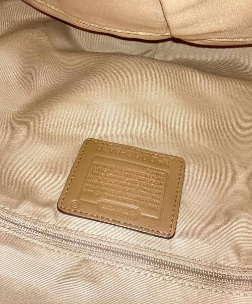 COACH（コーチ）COACH (コーチ) ワンショルダースウェードバッグ ブラウンの古着・服飾アイテム