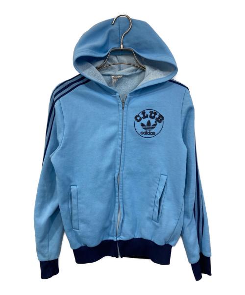 adidas（アディダス）adidas (アディダス) ジップパーカー スカイブルー サイズ:SIZE Freeの古着・服飾アイテム