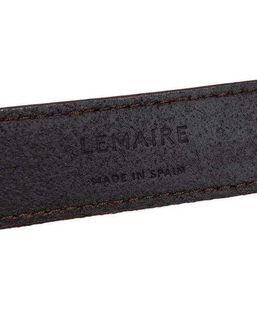 LEMAIRE（ルメール）LEMAIRE (ルメール) レザーベルト ブラウンの古着・服飾アイテム