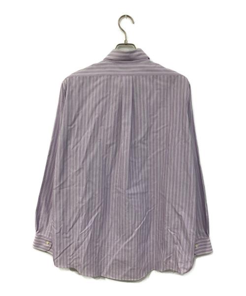 BROOKS BROTHERS（ブルックスブラザーズ）BROOKS BROTHERS (ブルックスブラザーズ) ストライプBDシャツ パープル サイズ:SIZE 16-35の古着・服飾アイテム