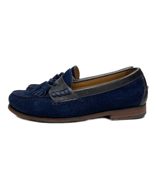 COLE HAAN（コールハーン）COLE HAAN (コールハーン) ピンチ グランド スエード タッセルローファー ネイビー サイズ:7の古着・服飾アイテム