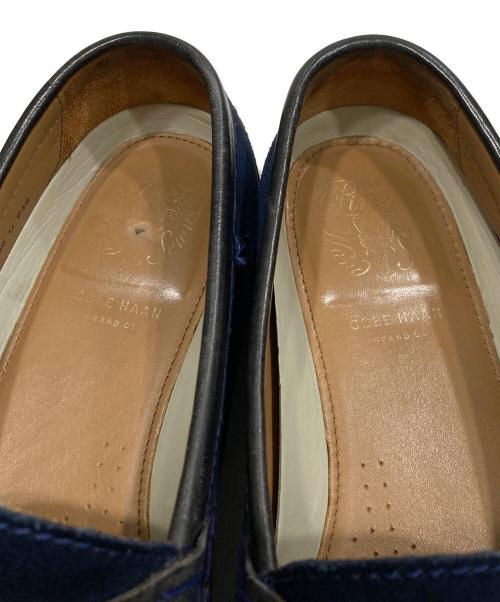 COLE HAAN（コールハーン）COLE HAAN (コールハーン) ピンチ グランド スエード タッセルローファー ネイビー サイズ:7の古着・服飾アイテム