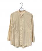 POSTELEGANTポステレガント）の古着「Fine Cotton Broad Relax Shirt/ファイン コットン ブロード リラックス シャツ」｜オレンジ