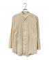 POSTELEGANT（ポステレガント）の古着「Fine Cotton Broad Relax Shirt/ファイン コットン ブロード リラックス シャツ」｜オレンジ
