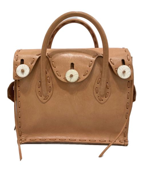 CHAMULA（チャムラ）CHAMULA (チャムラ) Western Stitch Bag/ウエスタン スティッチ バッグ ブラウンの古着・服飾アイテム