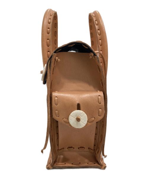 CHAMULA（チャムラ）CHAMULA (チャムラ) Western Stitch Bag/ウエスタン スティッチ バッグ ブラウンの古着・服飾アイテム