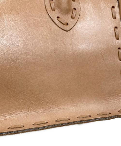 CHAMULA（チャムラ）CHAMULA (チャムラ) Western Stitch Bag/ウエスタン スティッチ バッグ ブラウンの古着・服飾アイテム