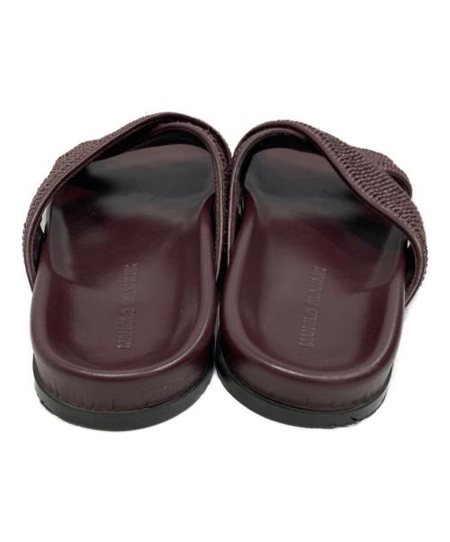 Manolo Blahnik（マノロブラニク）Manolo Blahnik (マノロブラニク) OTAWI RAFFIA ブラウン サイズ:40の古着・服飾アイテム