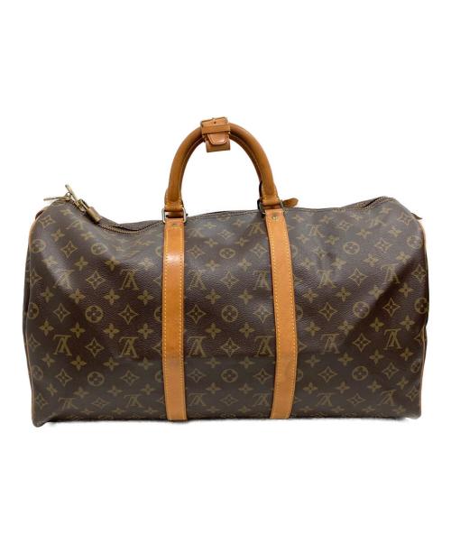LOUIS VUITTON（ルイ ヴィトン）LOUIS VUITTON (ルイ ヴィトン) トラベルバッグ　キーポル50 ブラウンの古着・服飾アイテム