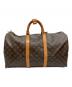 LOUIS VUITTON (ルイ ヴィトン) トラベルバッグ　キーポル50 ブラウン：70000円