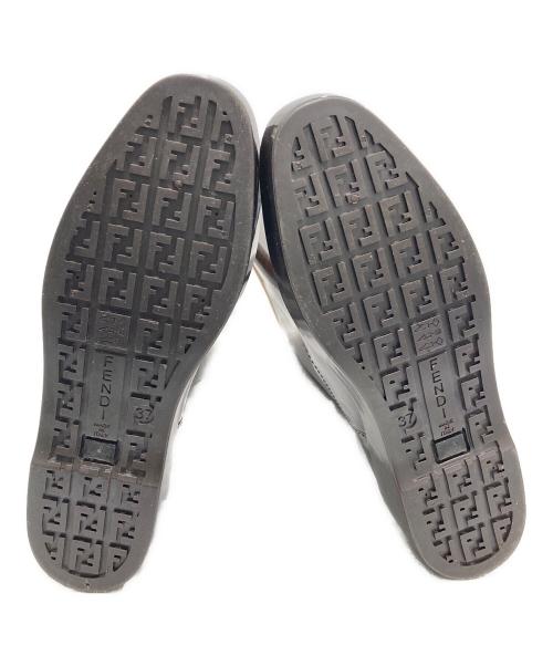 FENDI（フェンディ）FENDI (フェンディ) ズッカ柄レインブーツ ブラウン サイズ:SIZE 37の古着・服飾アイテム