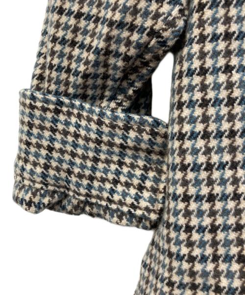 bogen（ボーゲン）bogen (ボーゲン) 千鳥格子柄シャツジャケット ブラウン サイズ:SIZE Sの古着・服飾アイテム