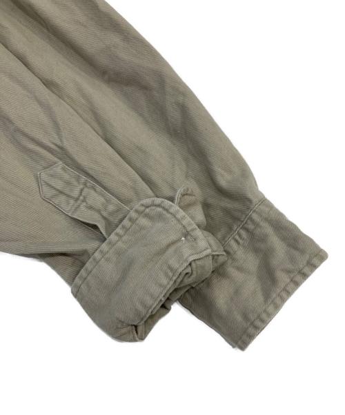 RALPH LAUREN（ラルフローレン）RALPH LAUREN (ラルフローレン) コットンボタンダウンシャツ ベージュ サイズ:SIZE Mの古着・服飾アイテム