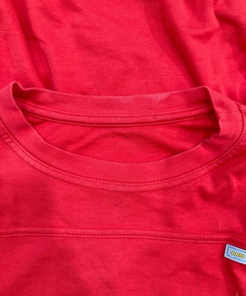 LOUIS VUITTON（ルイ ヴィトン）LOUIS VUITTON (ルイ ヴィトン) LVカップロングスリーブカットソー レッド サイズ:FREEの古着・服飾アイテム