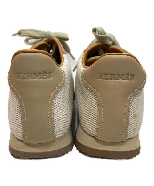 HERMES（エルメス）HERMES (エルメス) ローカットスニーカー クイック ブラウン サイズ:40の古着・服飾アイテム