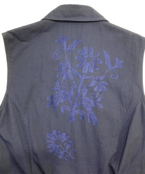 tricot COMME des GARCONS（トリココムデギャルソン）tricot COMME des GARCONS (トリココムデギャルソン) ノースリーブワンピース ネイビー サイズ:SIZE Mの古着・服飾アイテム