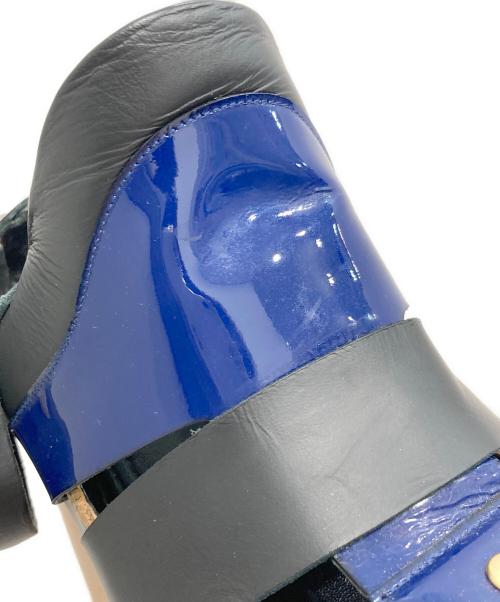 sacai（サカイ）sacai (サカイ) PIERRE HARDY (ピエールアルディ) ウェッジソールサンダル ブラック×ベージュ サイズ:SIZE 36の古着・服飾アイテム