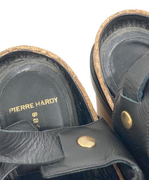 sacai（サカイ）sacai (サカイ) PIERRE HARDY (ピエールアルディ) ウェッジソールサンダル ブラック×ベージュ サイズ:SIZE 36の古着・服飾アイテム