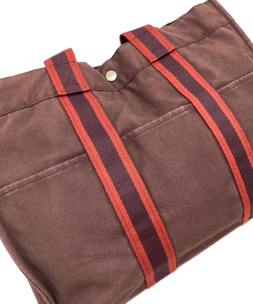 HERMES（エルメス）HERMES (エルメス) フールトゥMMトートバッグ レッドの古着・服飾アイテム